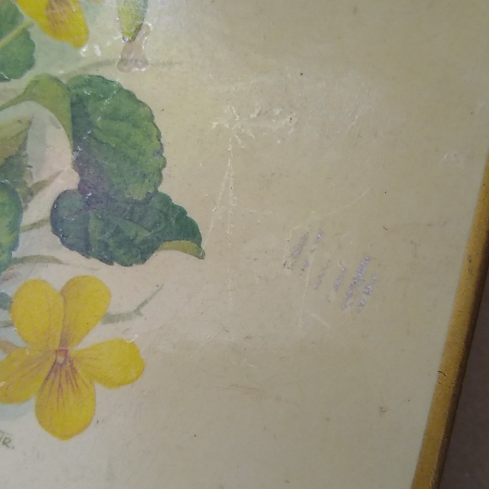 Vintage Mottahedeh wood flower box - Picture 9 of 11